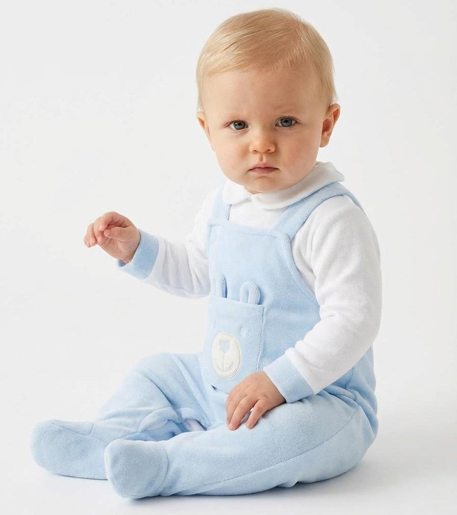 Bear Dungaree Sleepsuit