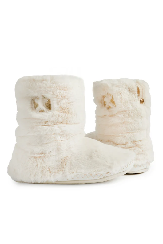 An image of the Bedroom Athletics Gisele Faux Fur Rouched Slipper Boot
