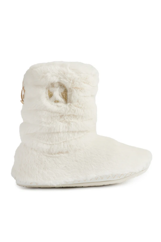 An image of the Bedroom Athletics Gisele Faux Fur Rouched Slipper Boot