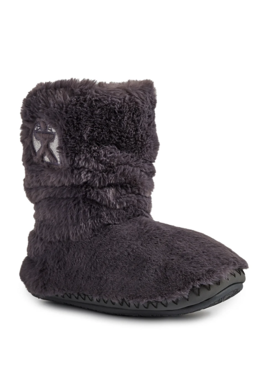An image of the Bedroom Athletics Gisele Faux Fur Rouched Slipper Boot