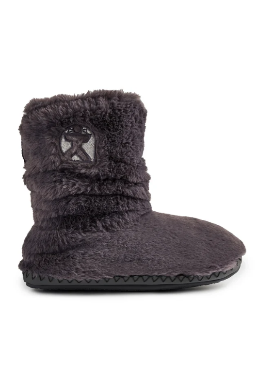 An image of the Bedroom Athletics Gisele Faux Fur Rouched Slipper Boot