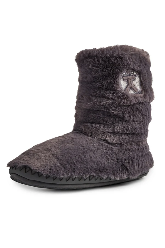 An image of the Bedroom Athletics Gisele Faux Fur Rouched Slipper Boot