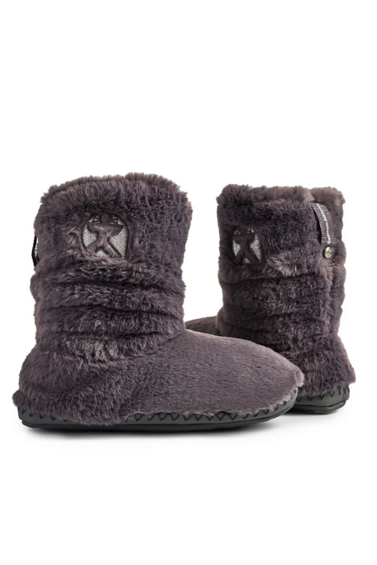 An image of the Bedroom Athletics Gisele Faux Fur Rouched Slipper Boot