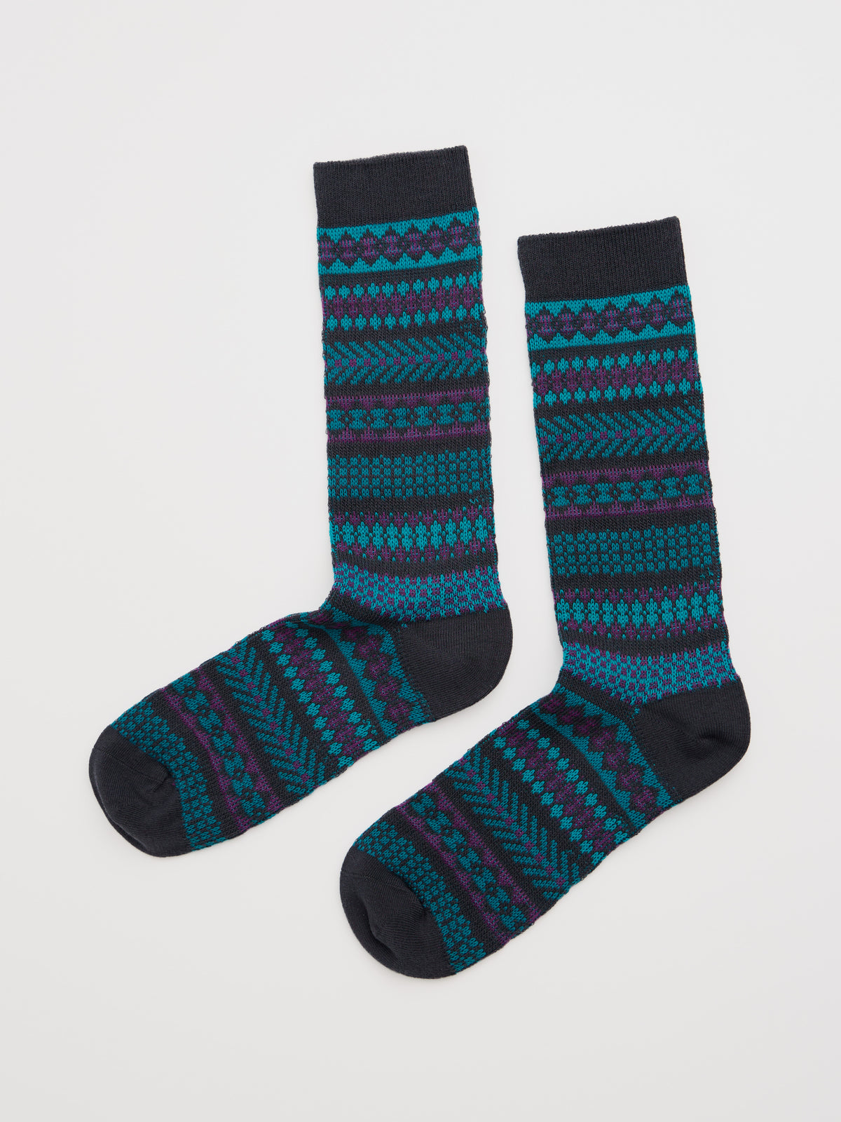 An image of the Seasalt Bloomin Good Socks Fair Isle