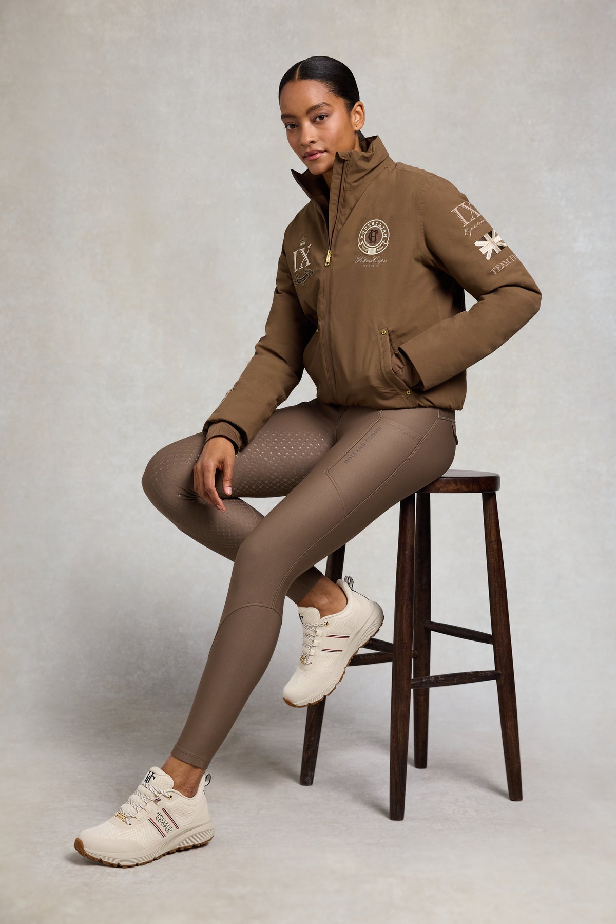 An image of the Holland Cooper Burghley Waterproof Trainer