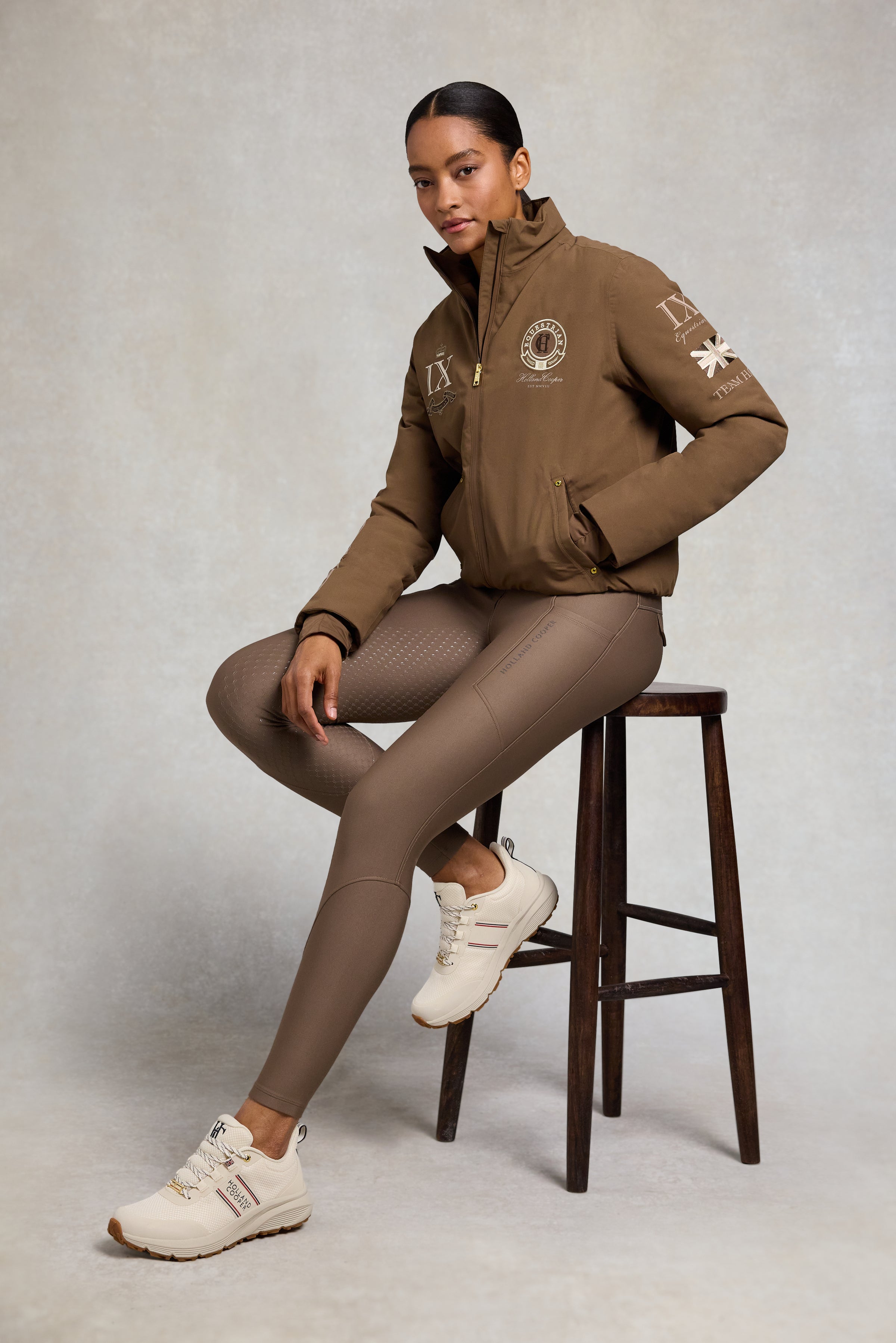 An image of the Holland Cooper Burghley Waterproof Trainer