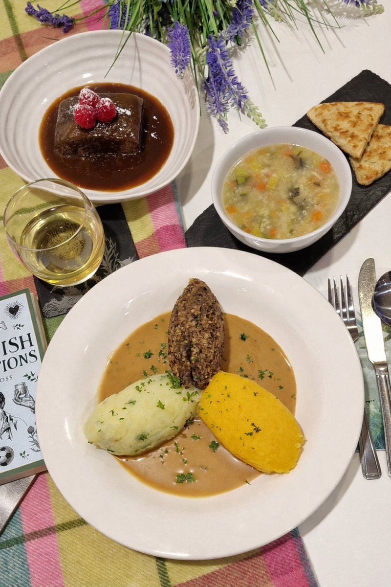 An image of the Brodie Countryfare Vegetarian Burns Supper Box - Collection Only