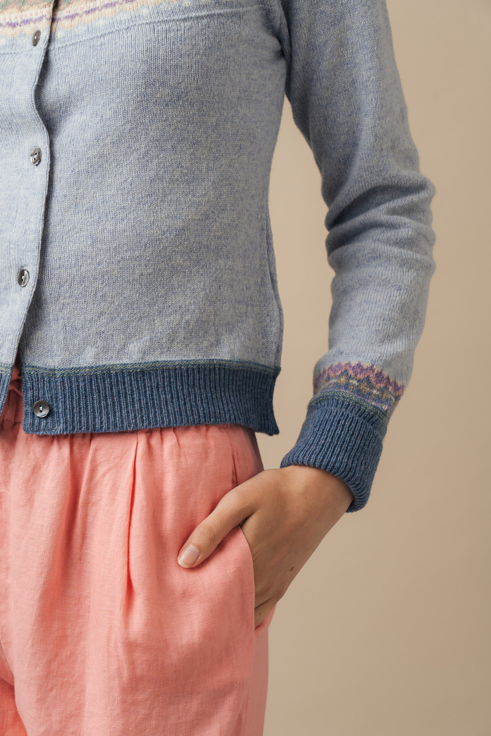 An image of the Eribe Alpine Short Cardigan