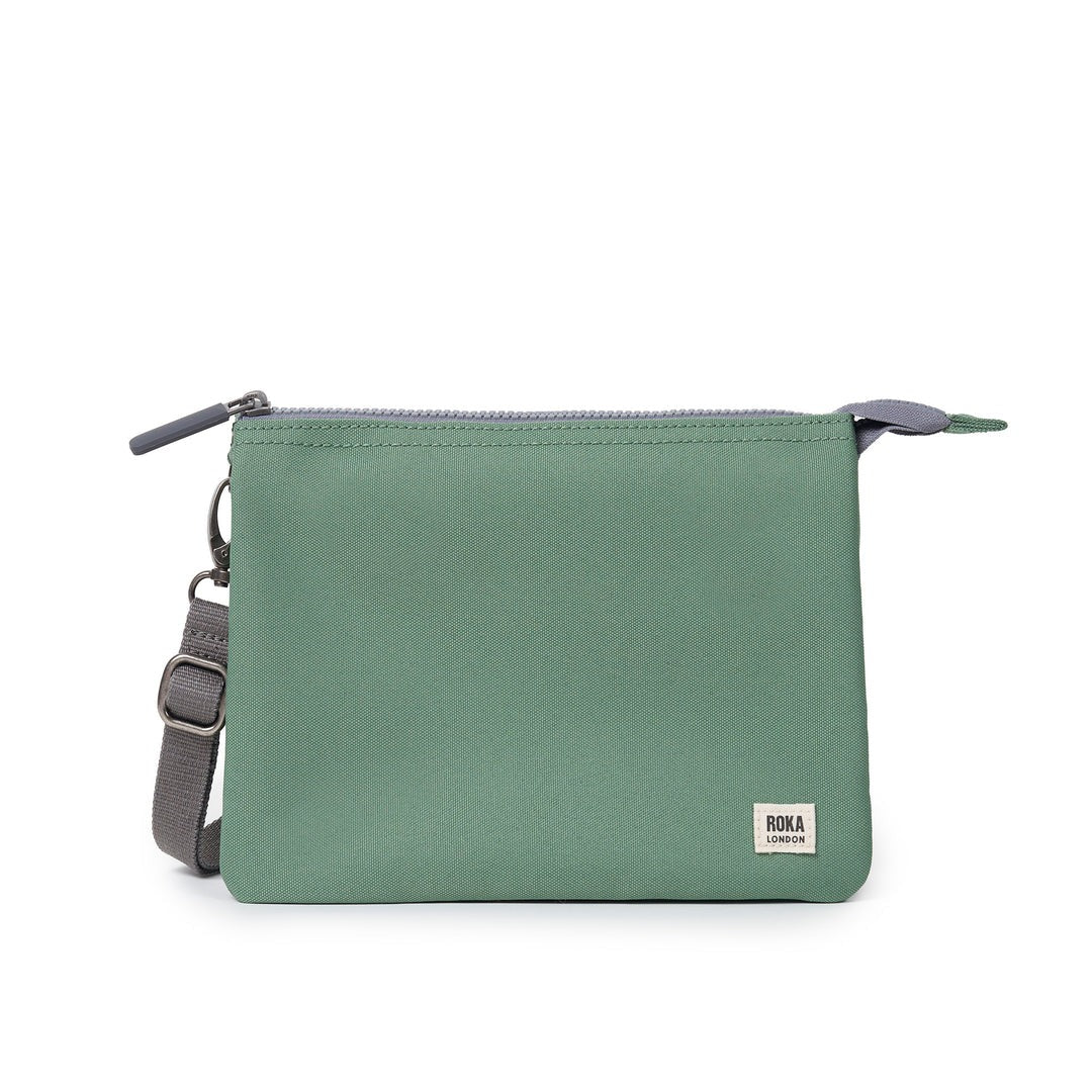An image of the ROKA London Carnaby Crossbody XL Recycled Canvas