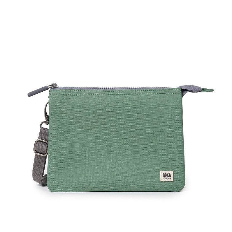 An image of the ROKA London Carnaby Crossbody XL Recycled Canvas