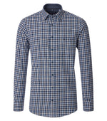 An image of the Casa Moda Kent Casual Fit Long Sleeve Check Shirt
