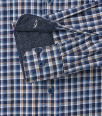 An image of the Casa Moda Kent Casual Fit Long Sleeve Check Shirt