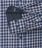 An image of the Casa Moda Kent Casual Fit Long Sleeve Check Shirt
