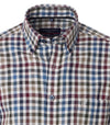 An image of the Casa Moda Casual Fit Long Sleeve Check Shirt