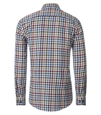 An image of the Casa Moda Casual Fit Long Sleeve Check Shirt