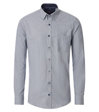 An image of the Casa Moda Kent Casual Fit Long Sleeve Print Shirt