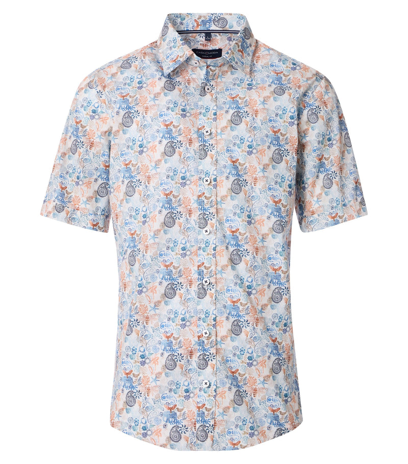 An image of the Casa Moda Kent Casual Fit Short Sleeve Shirt