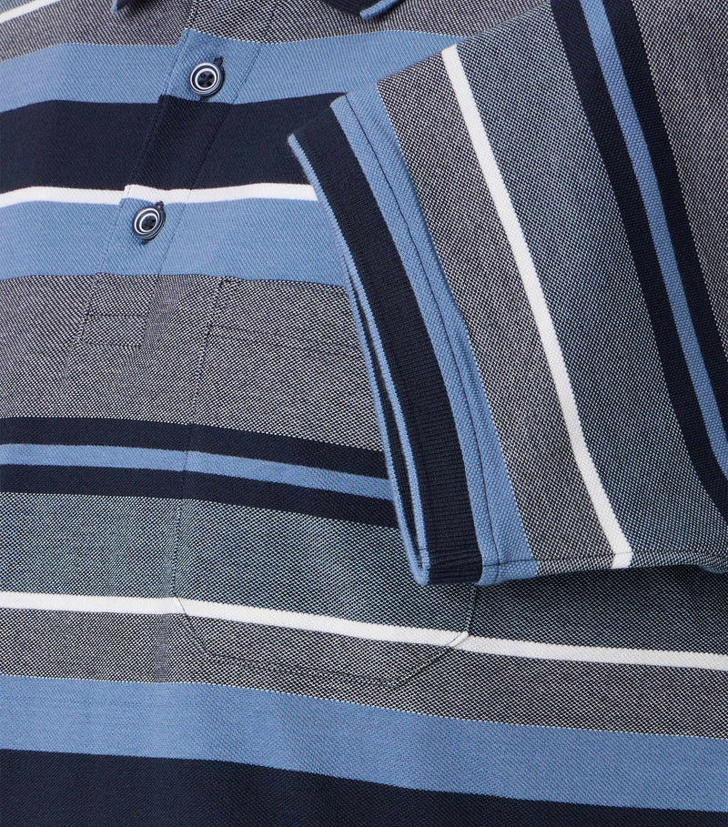 An image of the Casa Moda Buttoned Polo Shirt