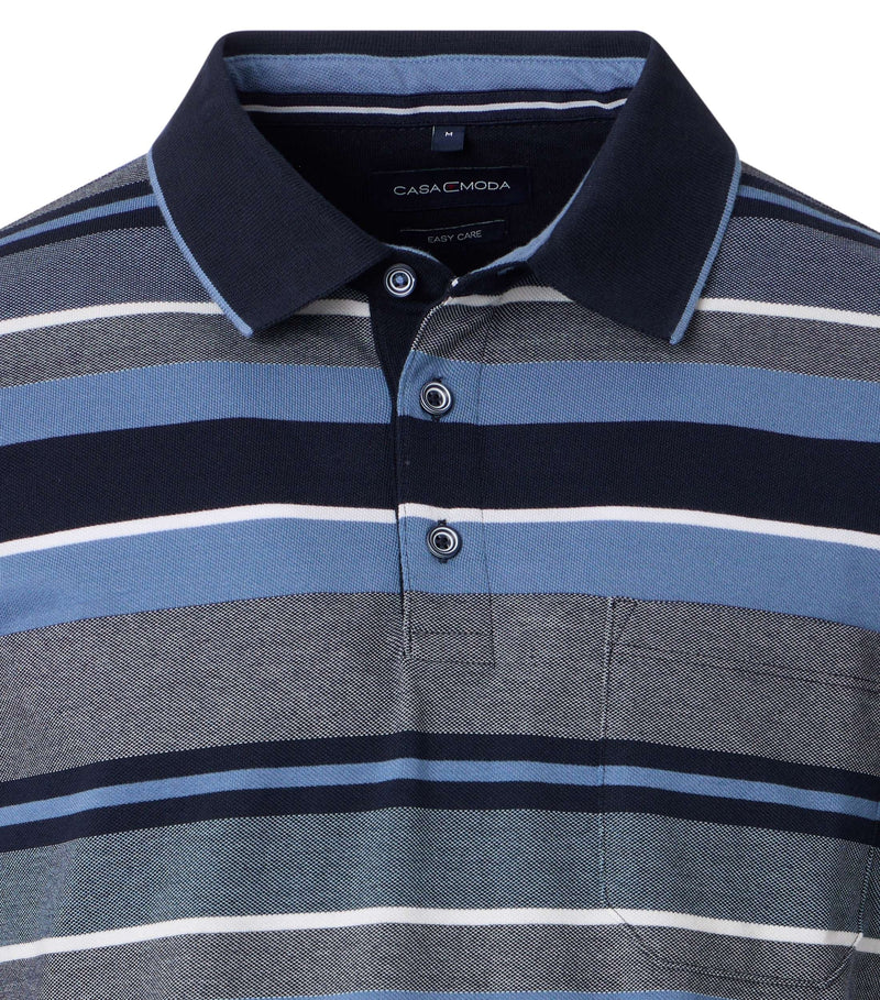 An image of the Casa Moda Buttoned Polo Shirt