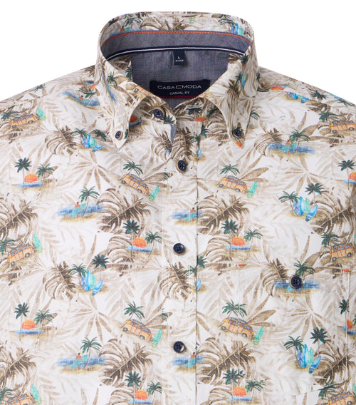 An image of the Casa Moda Casual Fit Short Sleeve Shirt