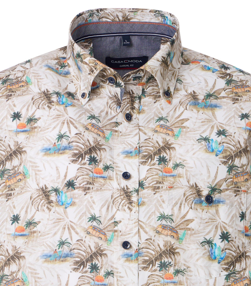 An image of the Casa Moda Casual Fit Short Sleeve Shirt