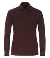 An image of the Casa Moda Patterned 1/2 Zip Pullover