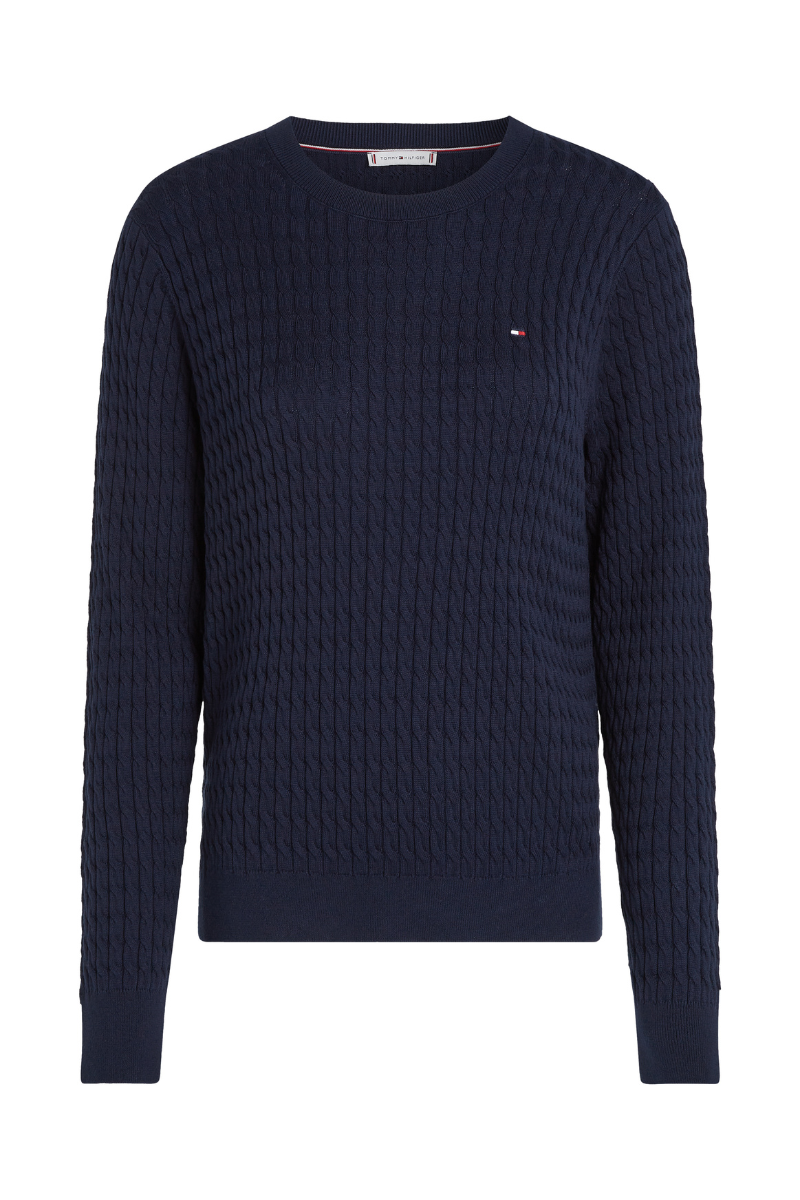 Cable Knit Crew Neck Jumper
