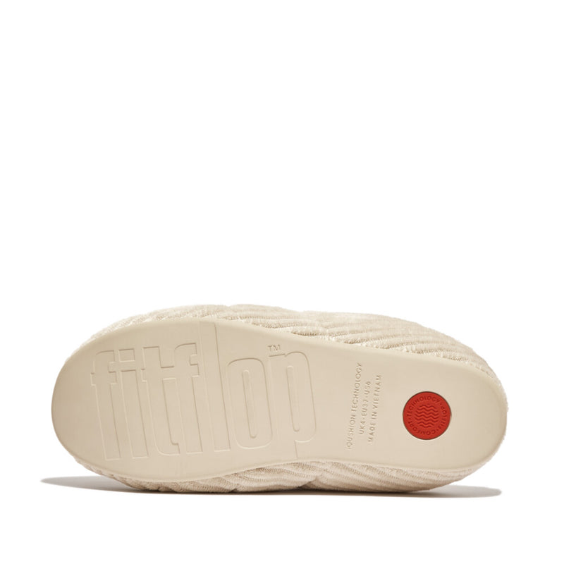 An image of the Fitflop Chrissie Fleece Lined Corduroy Slipper