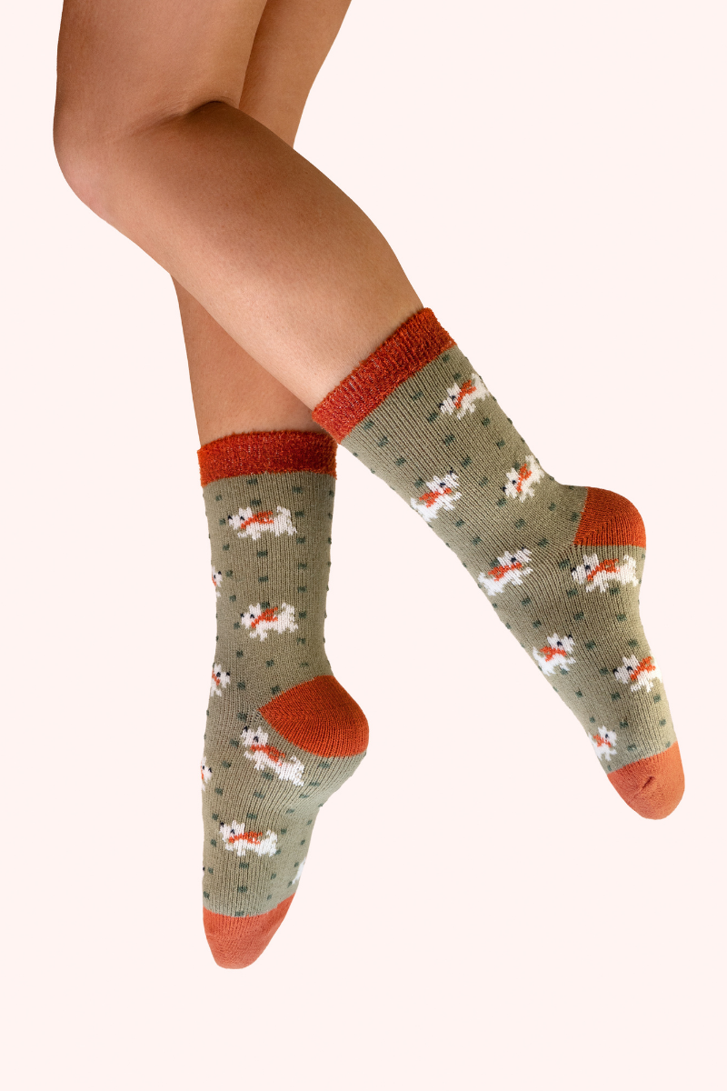 Woolly Westie Cosy Socks