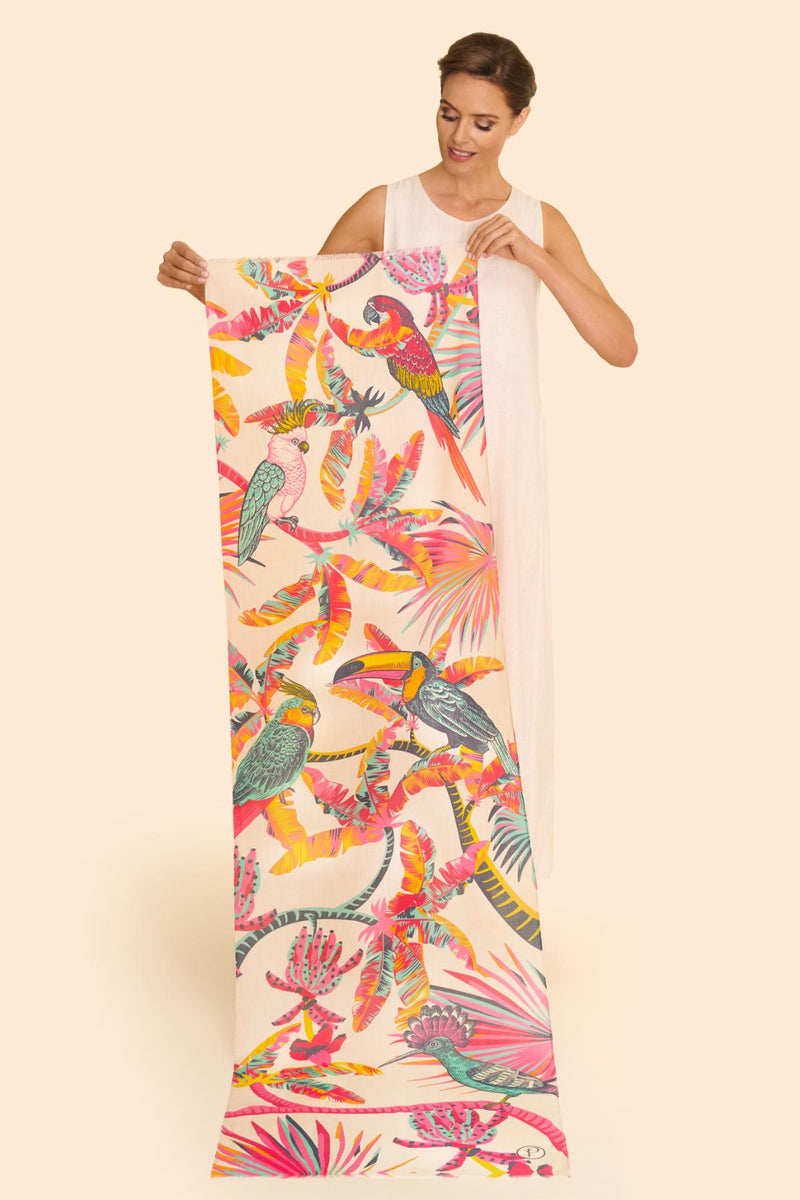 An image of the Powder Cotton Scarf