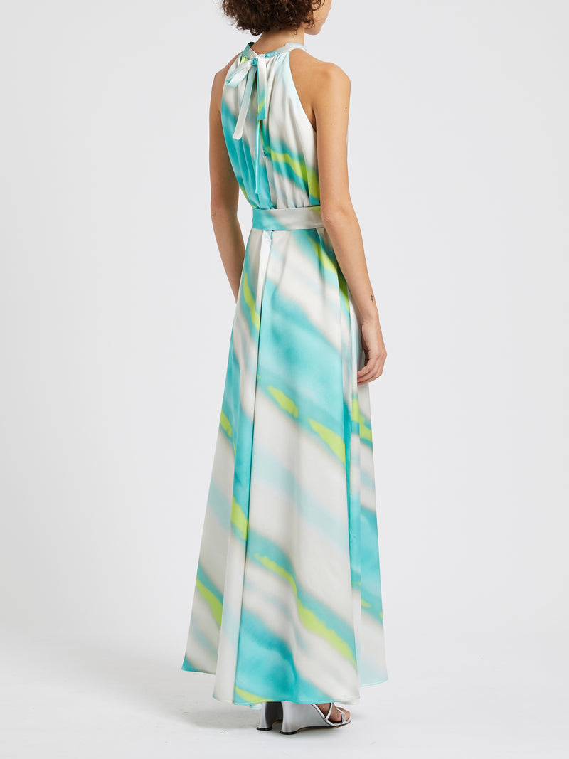 An image of the Marella Paella Halter Long Neck Dress