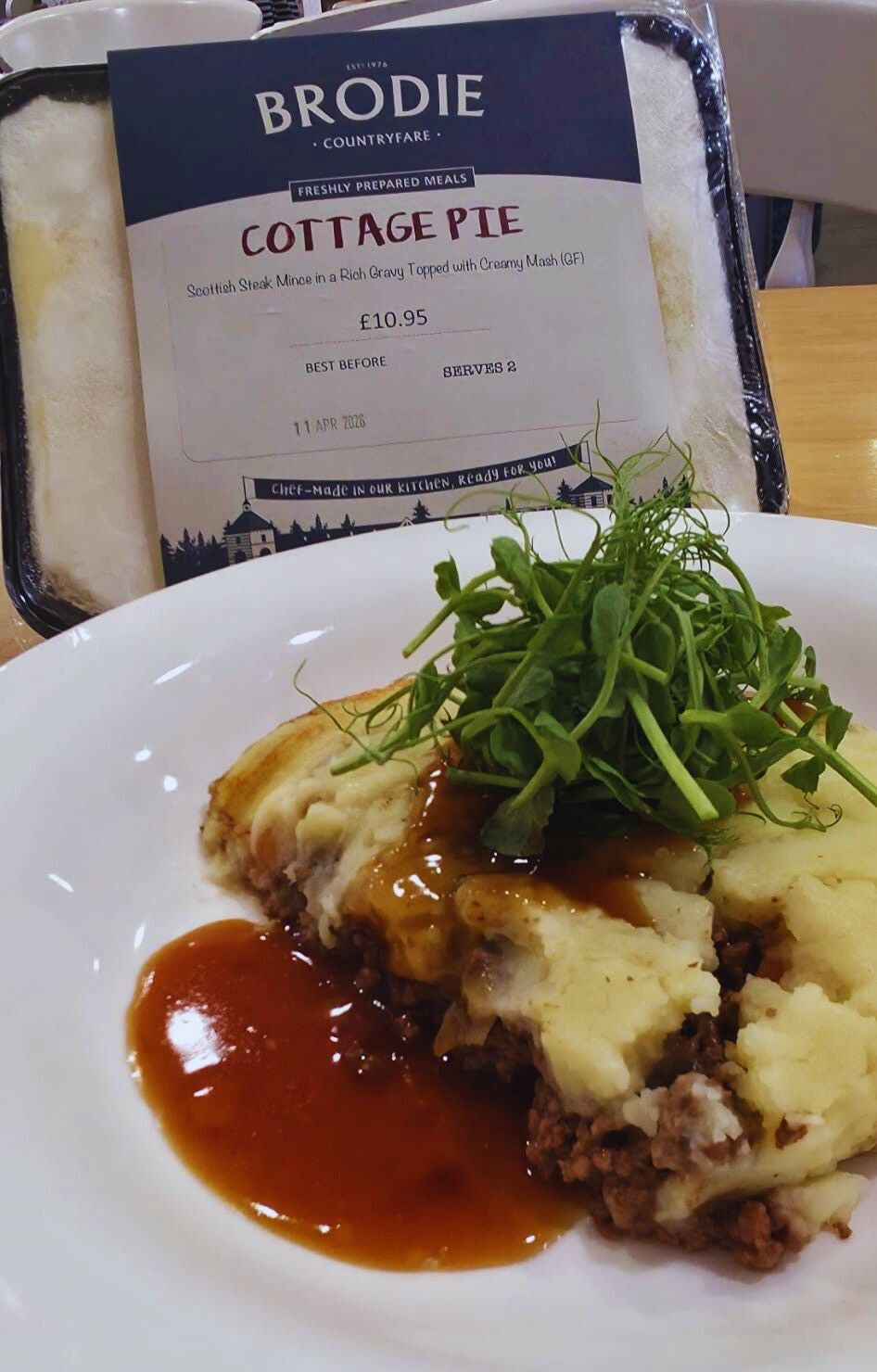An image of the Brodie Countryfare Cottage Pie