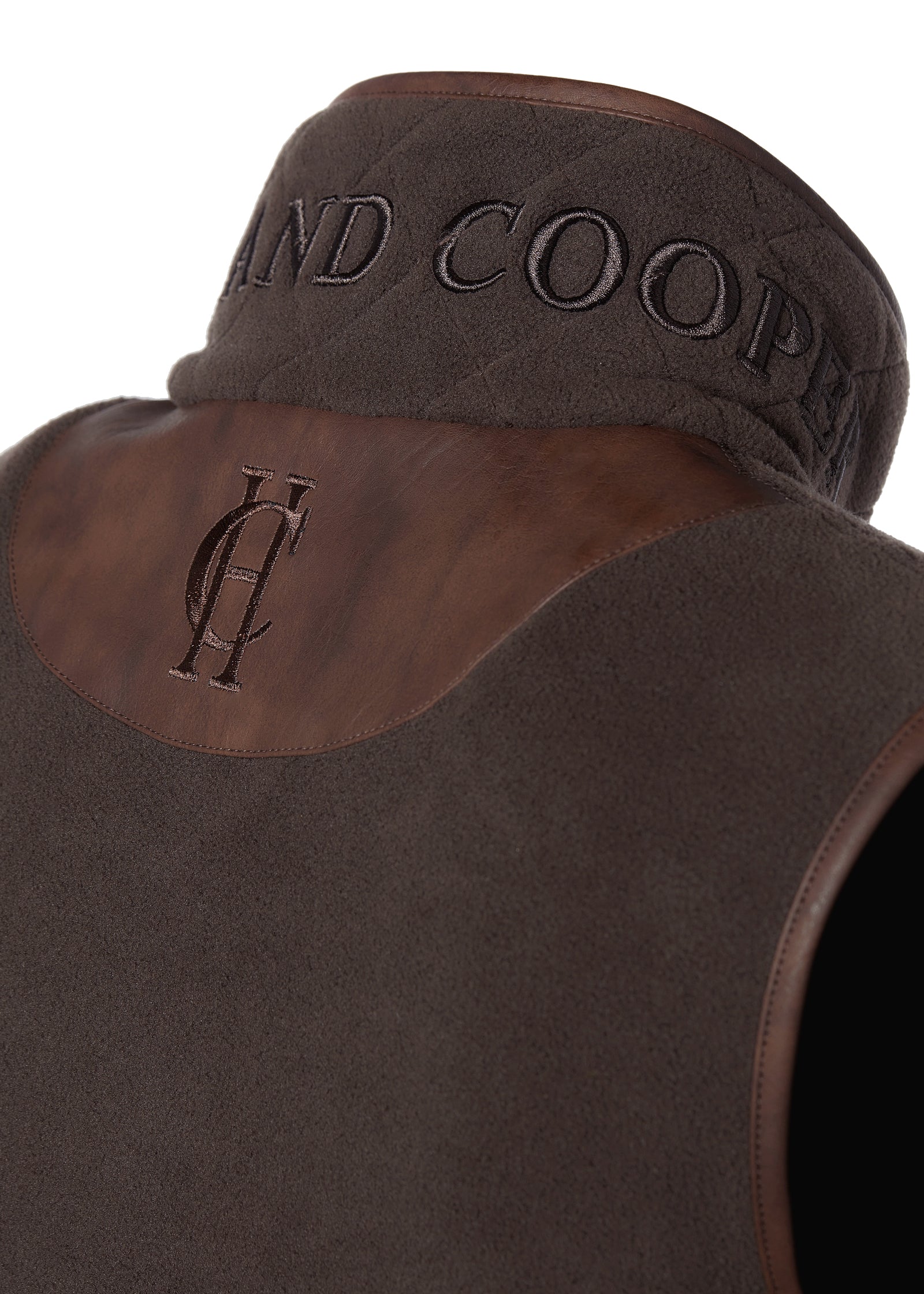 An image of the Holland Cooper Country Fleece Gilet