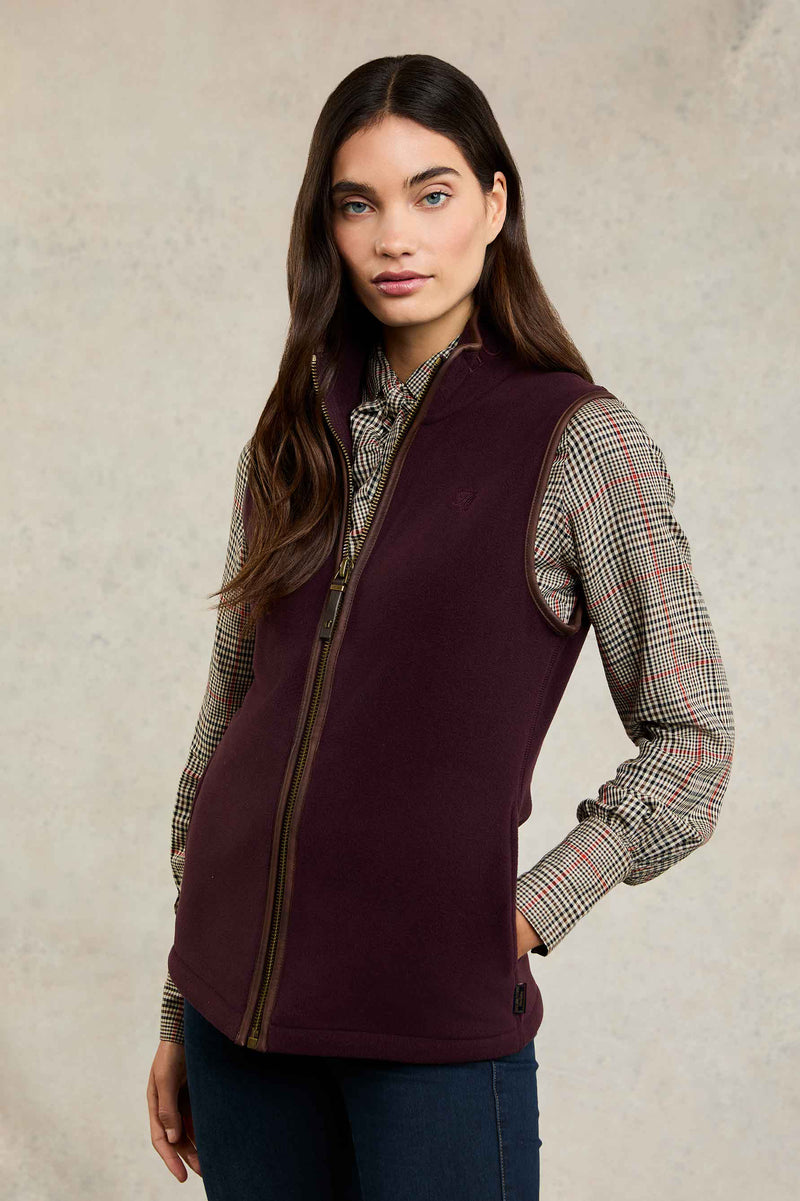 An image of the Holland Cooper Country Fleece Gilet