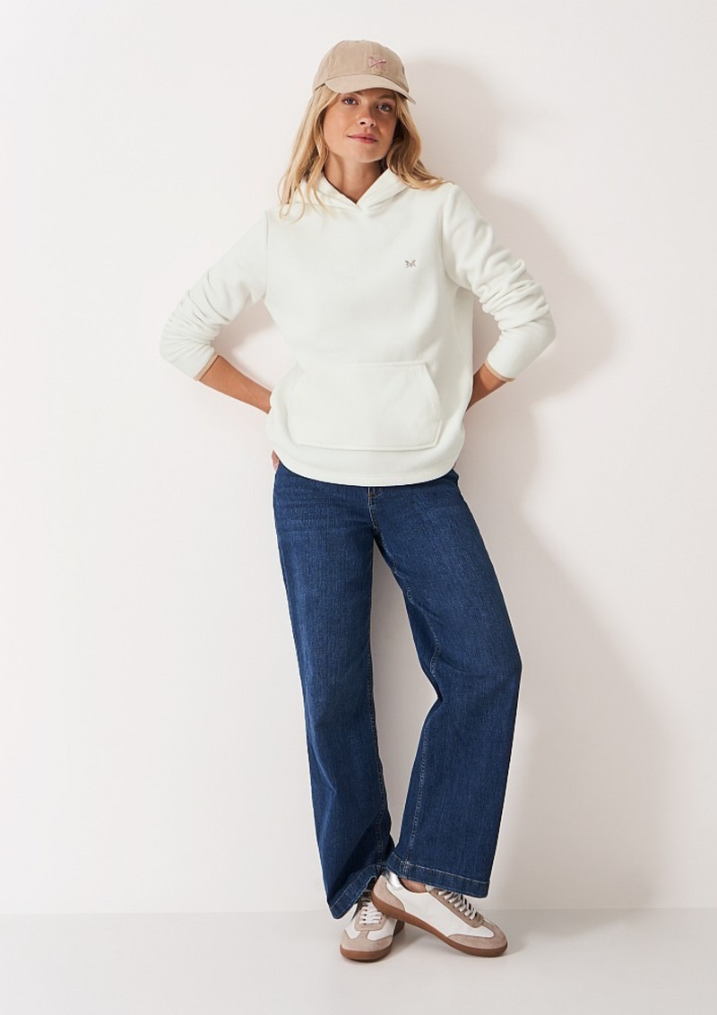 An image of the Crew Clothing Micro Fleece Hoodie