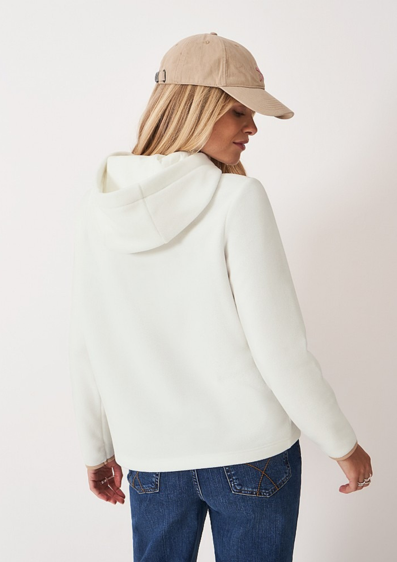 An image of the Crew Clothing Micro Fleece Hoodie