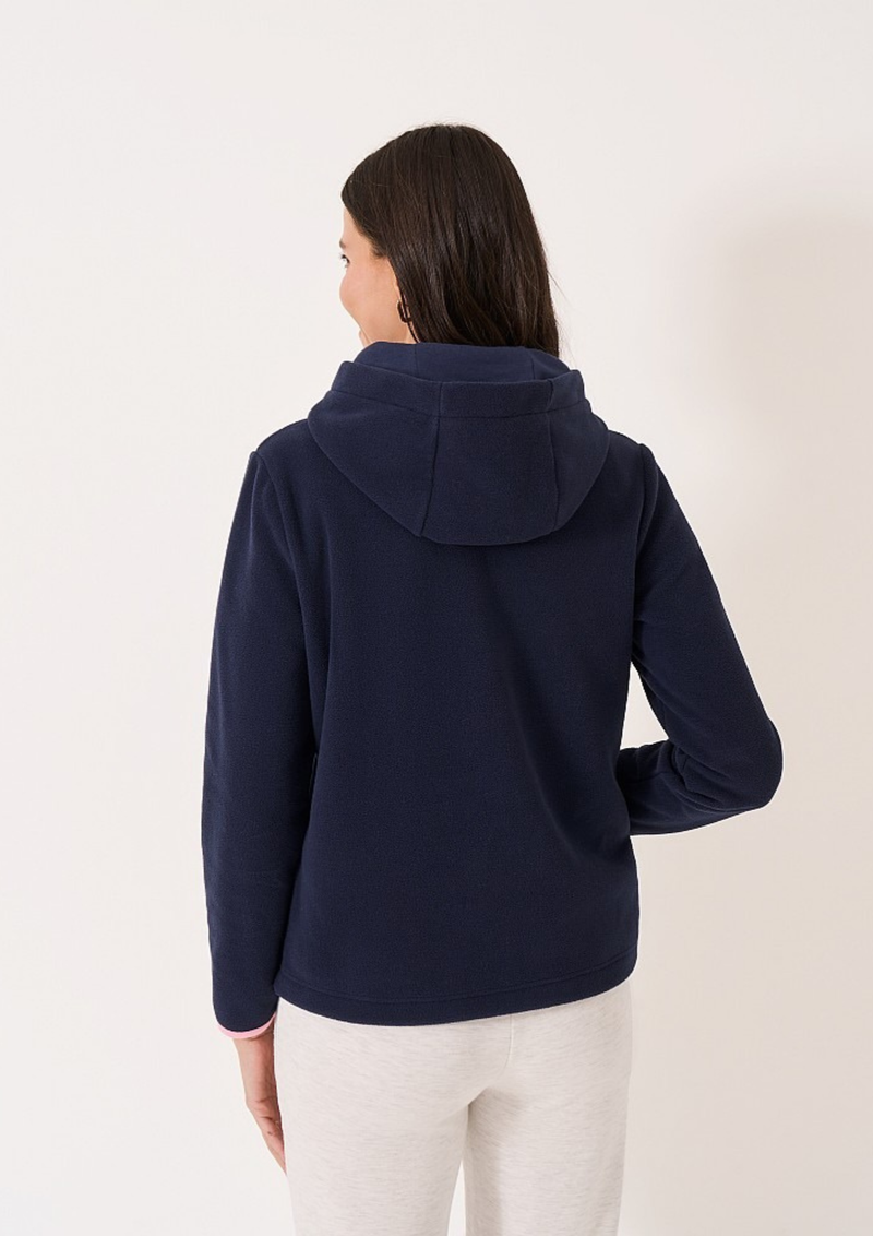 An image of the Crew Clothing Micro Fleece Hoodie