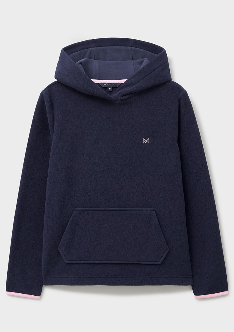 An image of the Crew Clothing Micro Fleece Hoodie