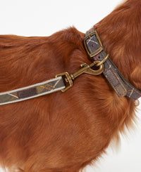 An image of the Barbour Reflective Tartan Dog Lead