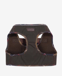 An image of the Barbour Wax Step In Dog Harness