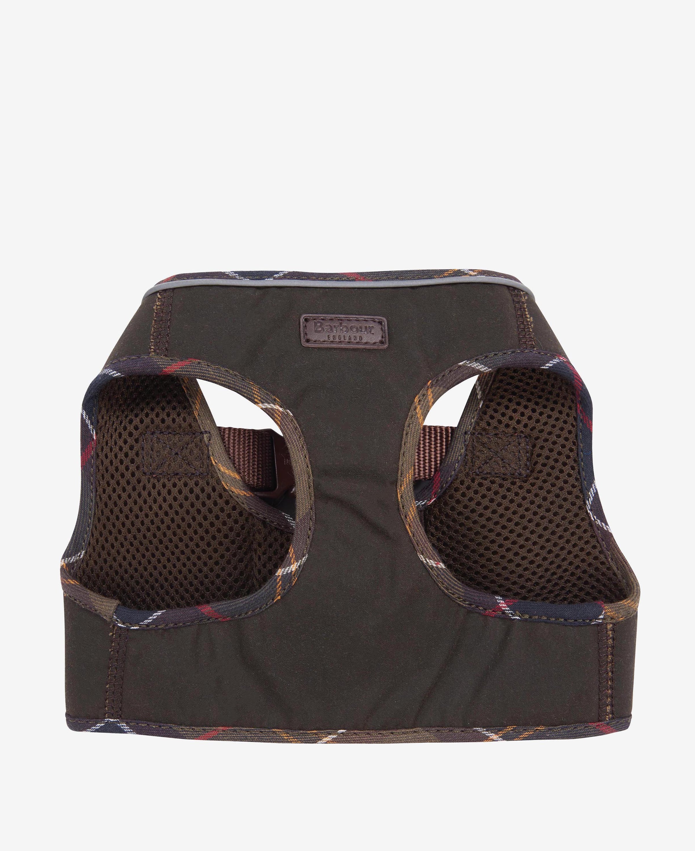 An image of the Barbour Wax Step In Dog Harness