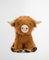 An image of the Barbour Dog Highland Cow Toy