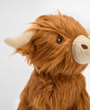 An image of the Barbour Dog Highland Cow Toy