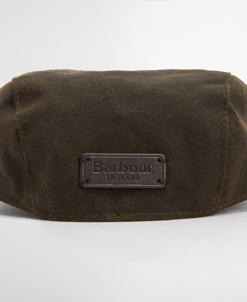 An image of the Barbour Dog Wax Flat Cap