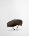 An image of the Barbour Dog Wax Flat Cap