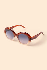 An image of the Powder Daria Limited Edition Sunglasses - Mahogany/Petal
