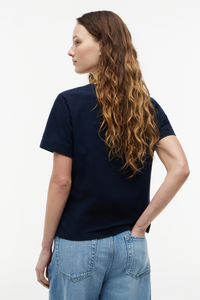 Logo Embroidery Crew Neck Tee