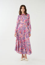 An image of the Dea Kudibal Floral Print Silk Dress