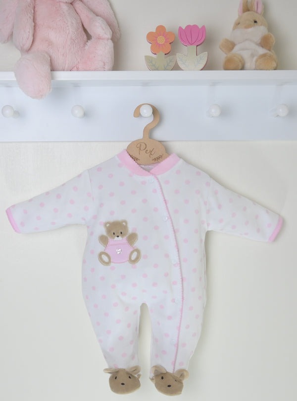 Teddy Spot Sleepsuit