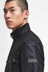 An image of the Barbour International Tourer Duke Wax Jacket